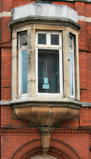 Stafford Street Drill Hall - Oriel Window